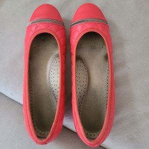 Chico's Spice Ballet Coral Flats